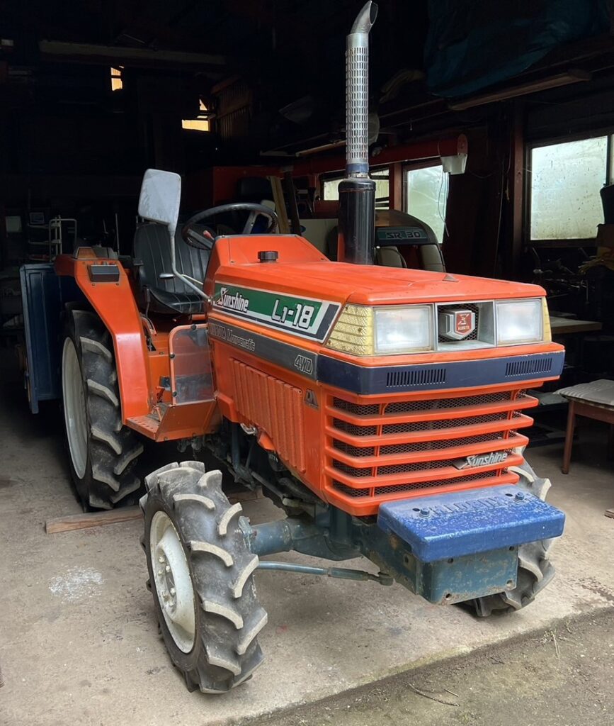 クボタトラクターL1-18 ロータリー付き 4WD. Kubota Tractor L1-18 トラクター[クボタL1-18D]